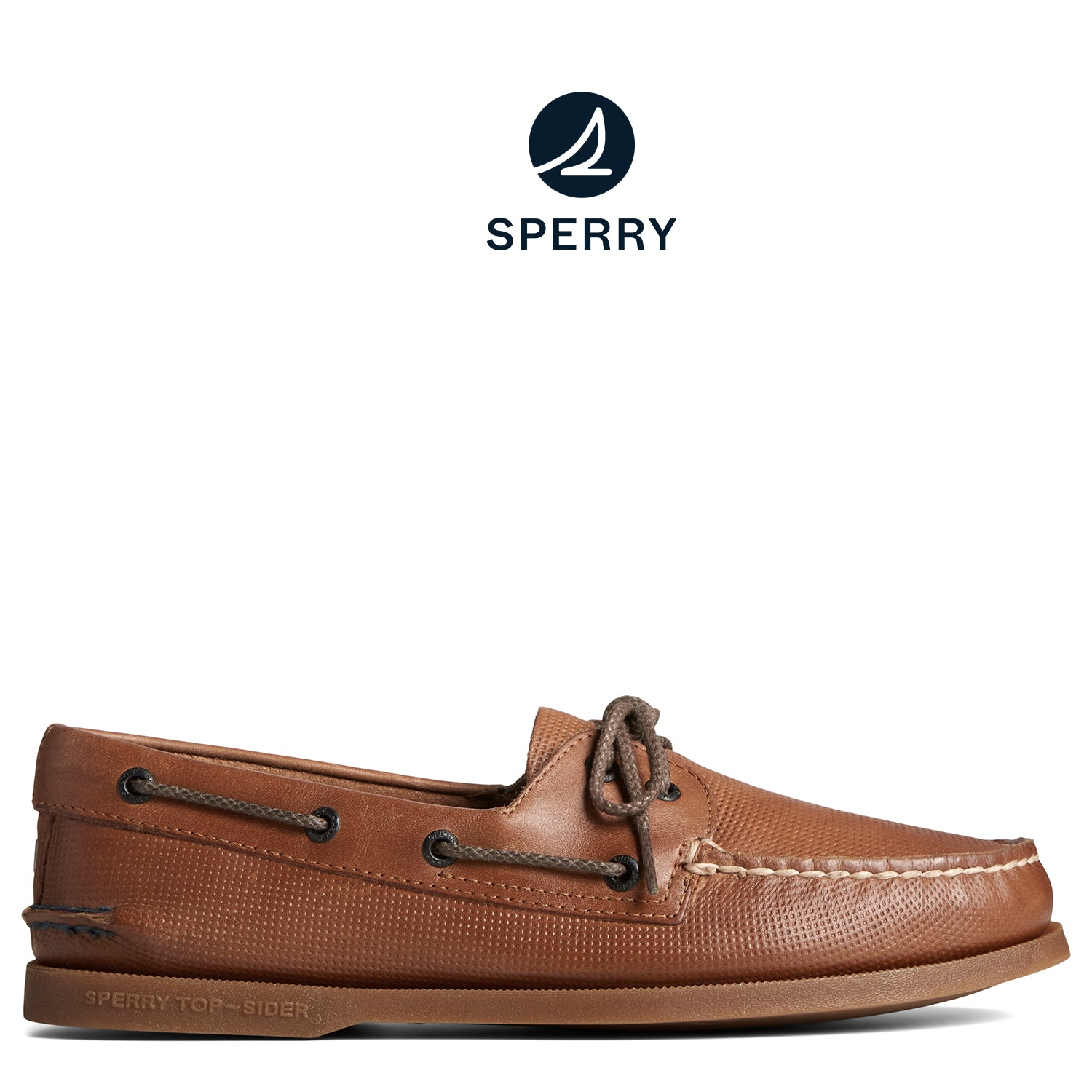 Men's Authentic Original™ Deboss Boat Shoe Tan (STS25567)