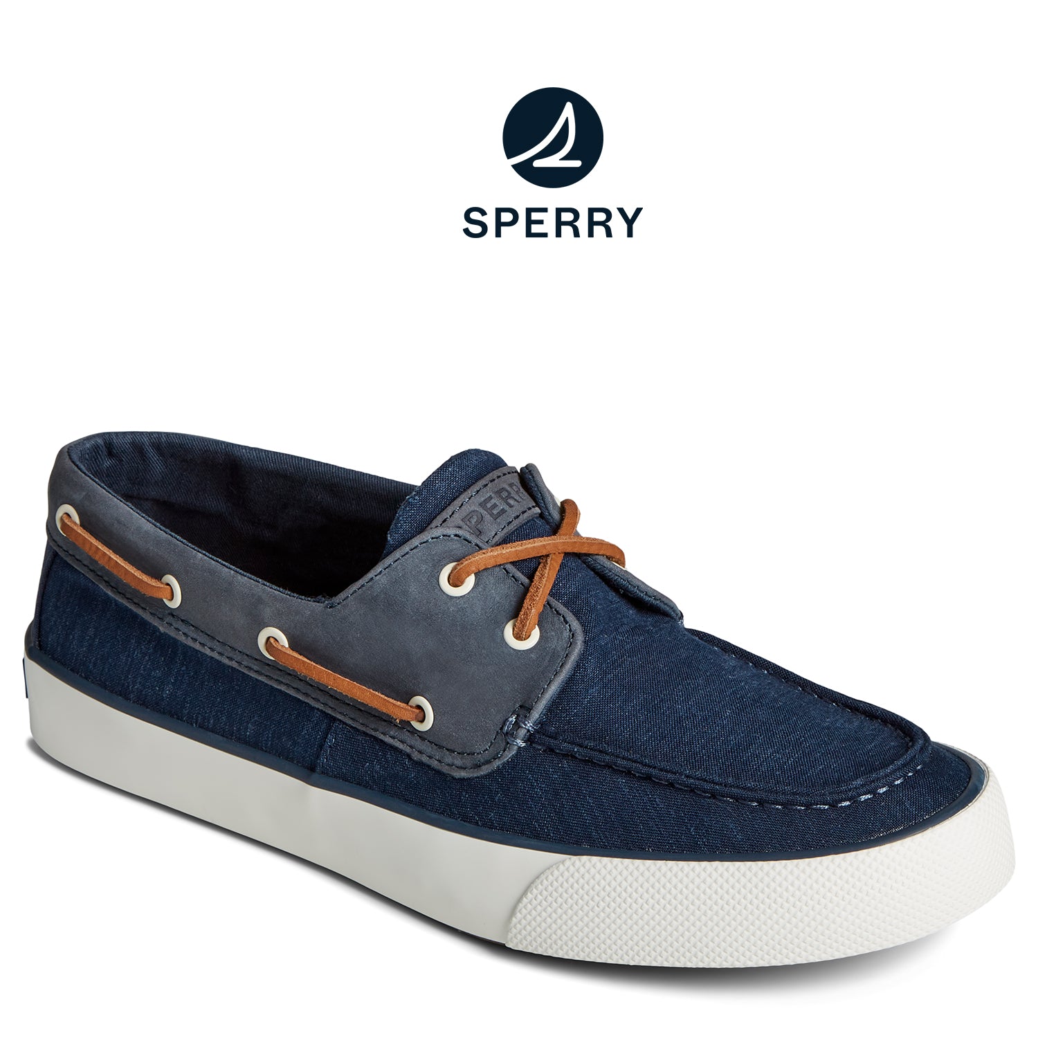Men's Bahama Linen Sneaker
Navy (STS25588)