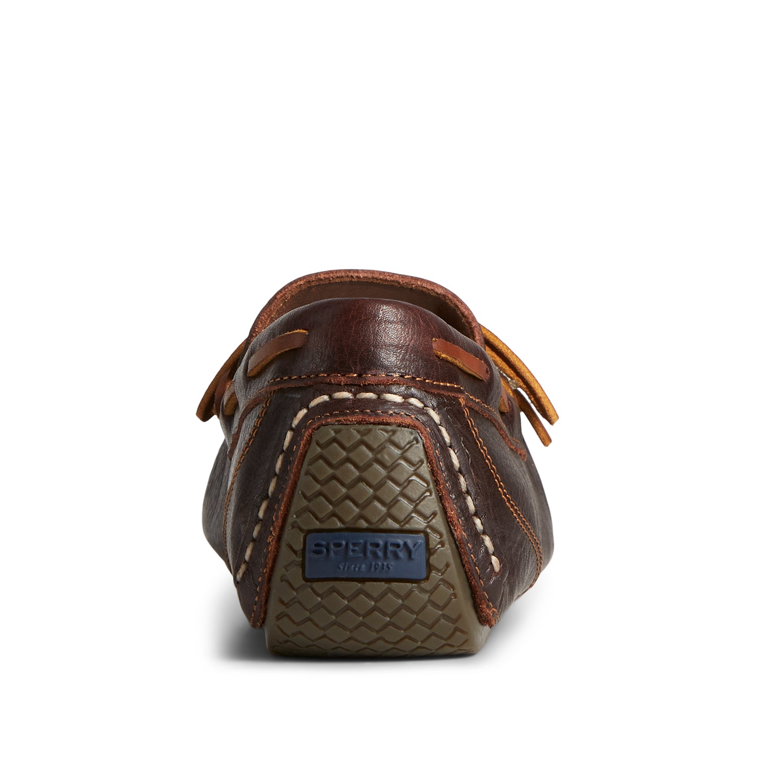 Men's Davenport Pull-Up Leather 1-Eye Driver Casuals - Brown (STS25625)