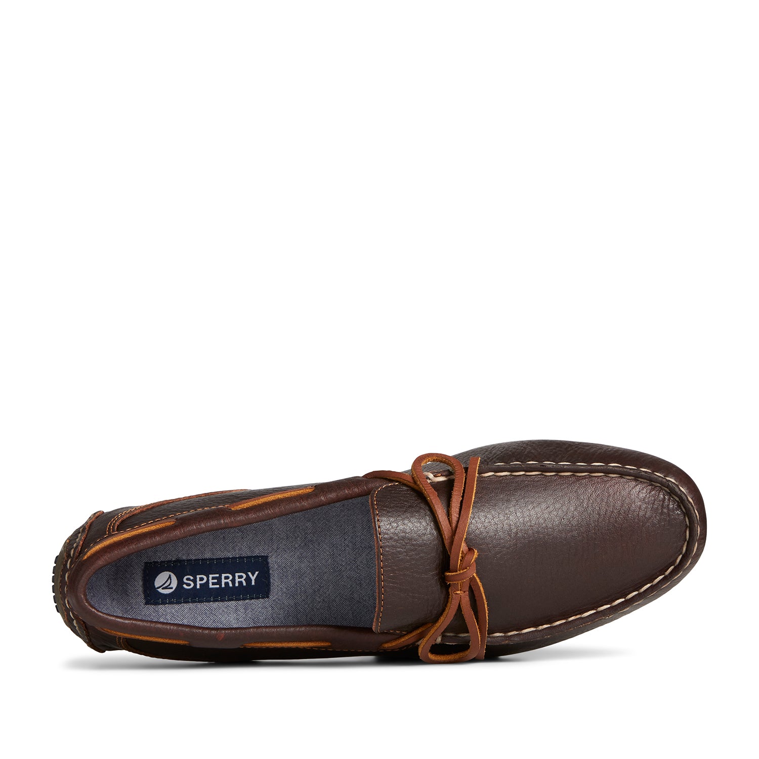 Men's Davenport Pull-Up Leather 1-Eye Driver Casuals - Brown (STS25625)