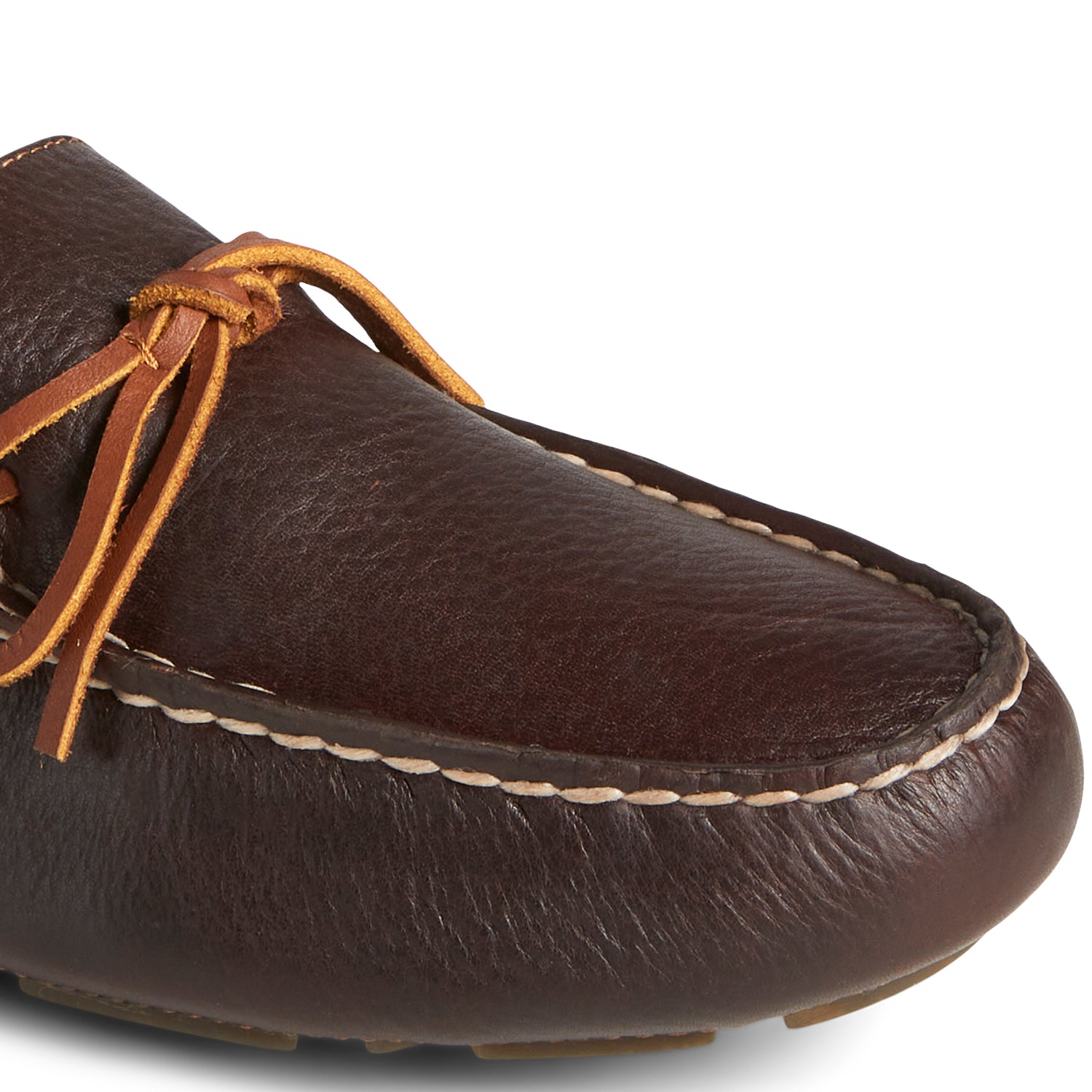 Men's Davenport Pull-Up Leather 1-Eye Driver Casuals - Brown (STS25625)