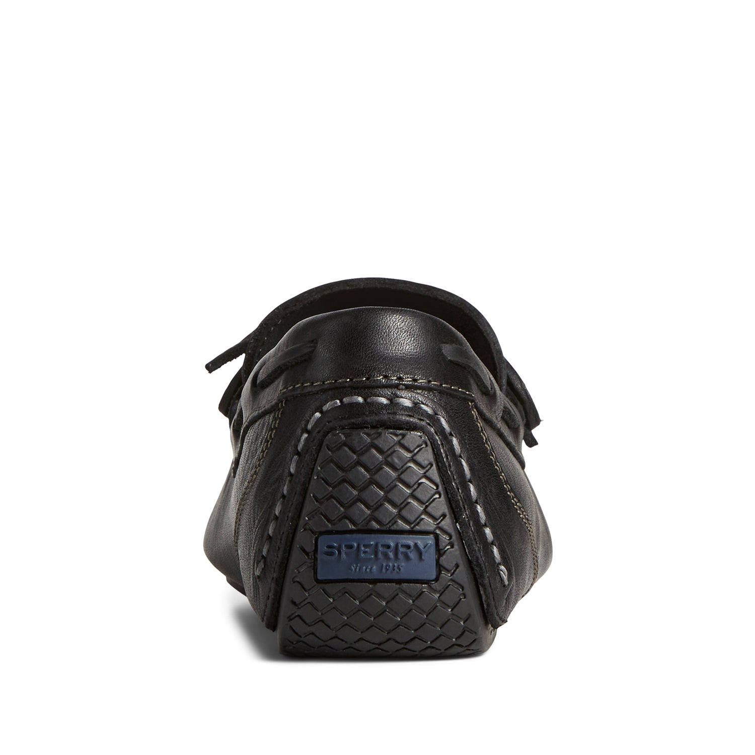 Men's Davenport Pull-Up Leather 1-Eye Casual Driving Shoes - Black (STS25626)