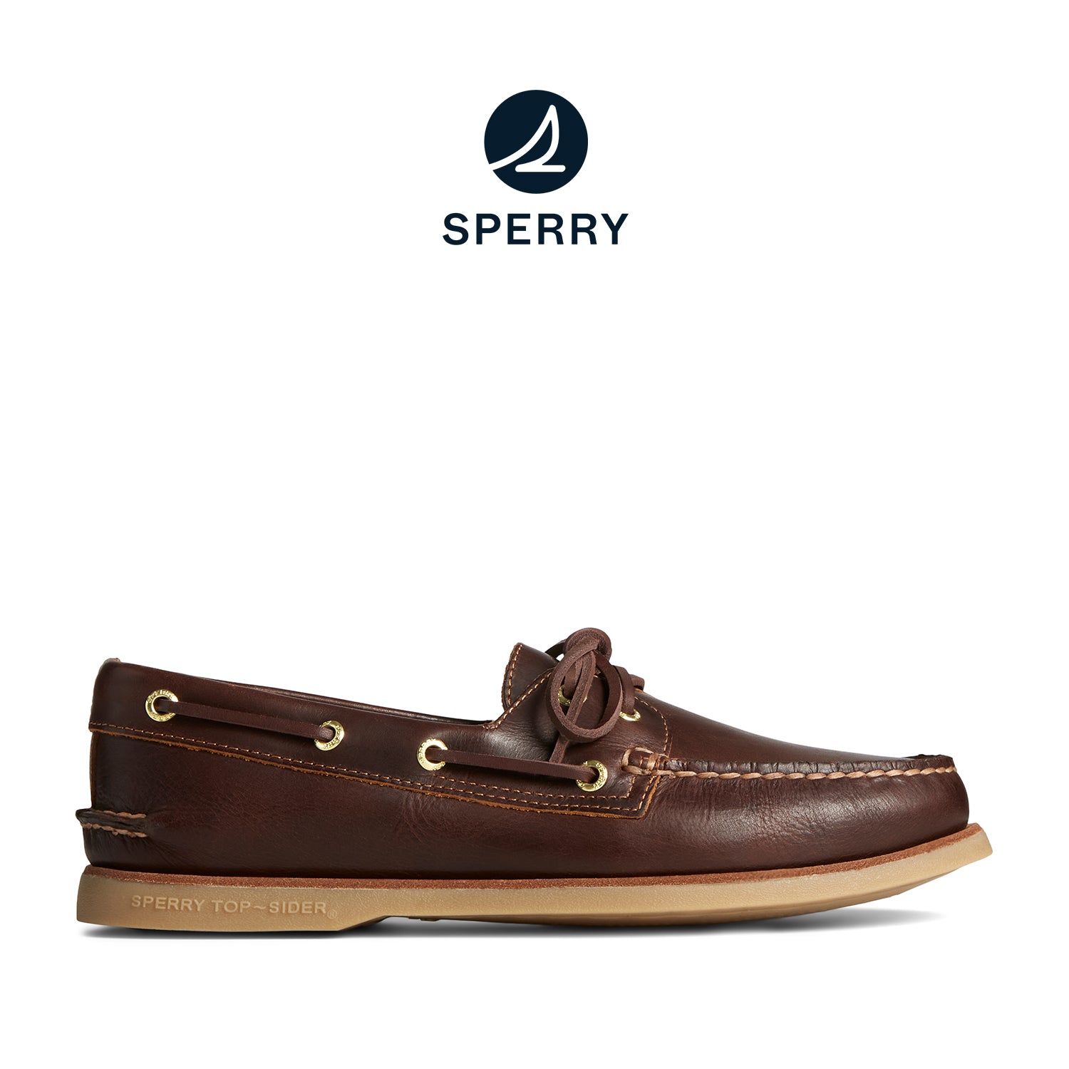 Men's Gold Cup™ Authentic Original™ Orleans Leather Boat Shoes Topsider - Brown (M139345110)