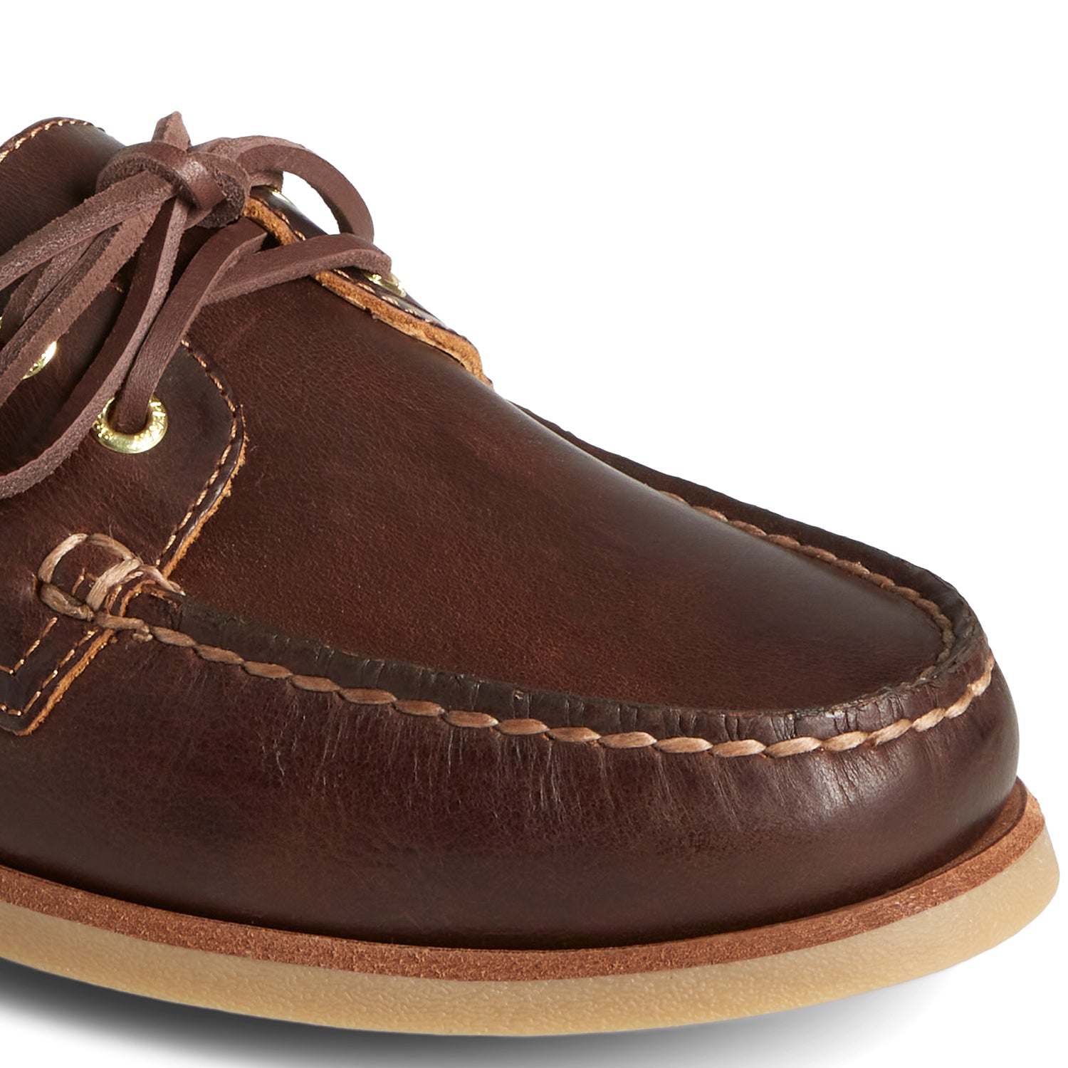 Men's Gold Cup™ Authentic Original™ Orleans Leather Boat Shoes Topsider - Brown (STS25730)