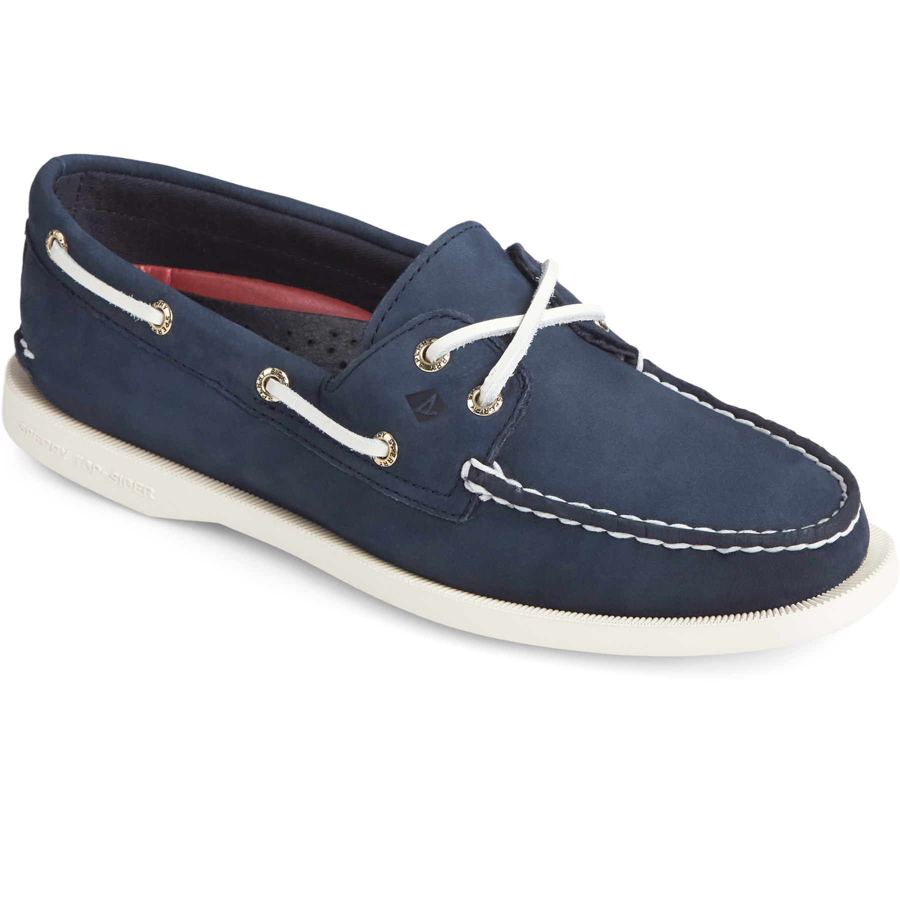 Women's Authentic Original Navy Boat Shoe (STS81162)
