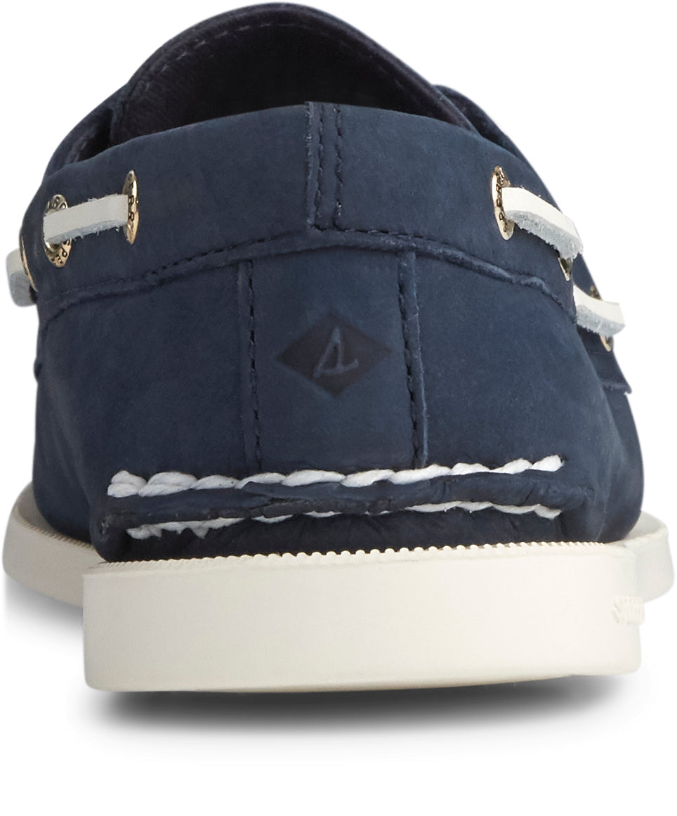 Women's Authentic Original Navy Boat Shoe (STS81162)