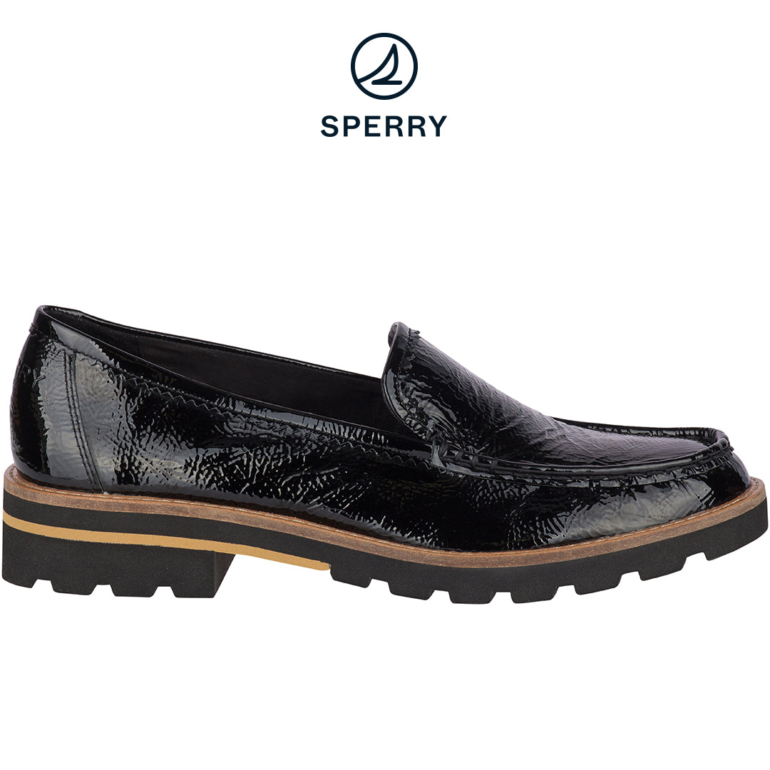 Black sperry loafers store womens