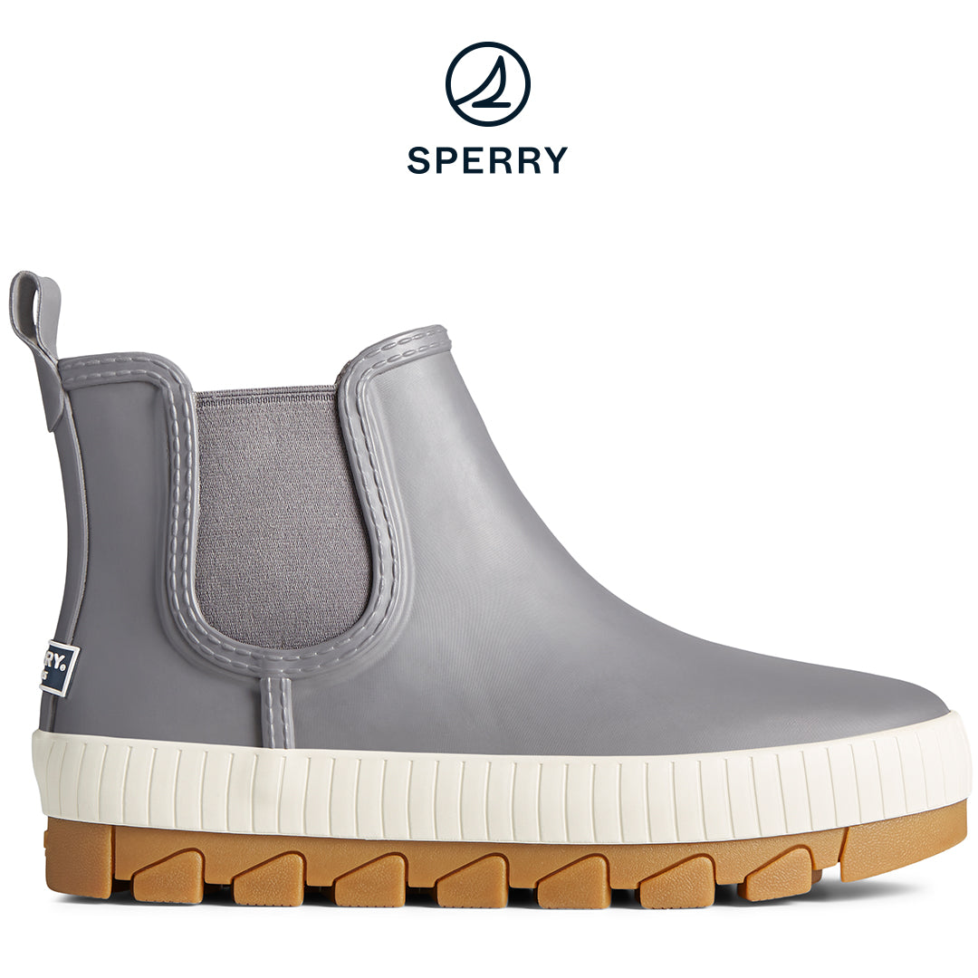 Sperry rain boots grey on sale