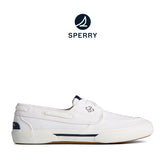 Women's Pier Wave Washed Heavy Twill Boat Sneakers - White (24F003220)