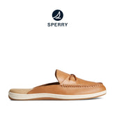 Women's Mulefish Leather Boat Shoes Topsider - Tan (24F003420)