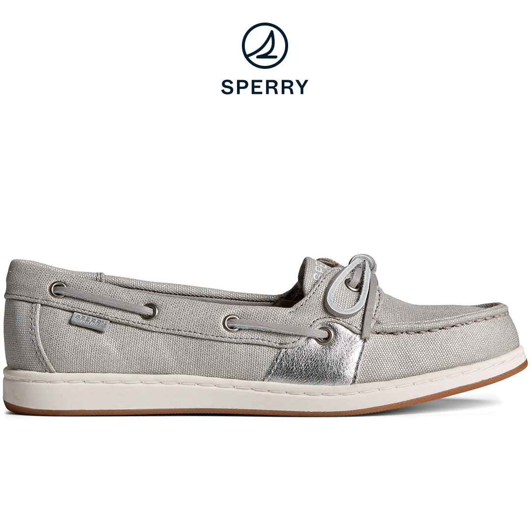 Women's Coastfish Metallic Canvas Seacycled Grey (STS88761)