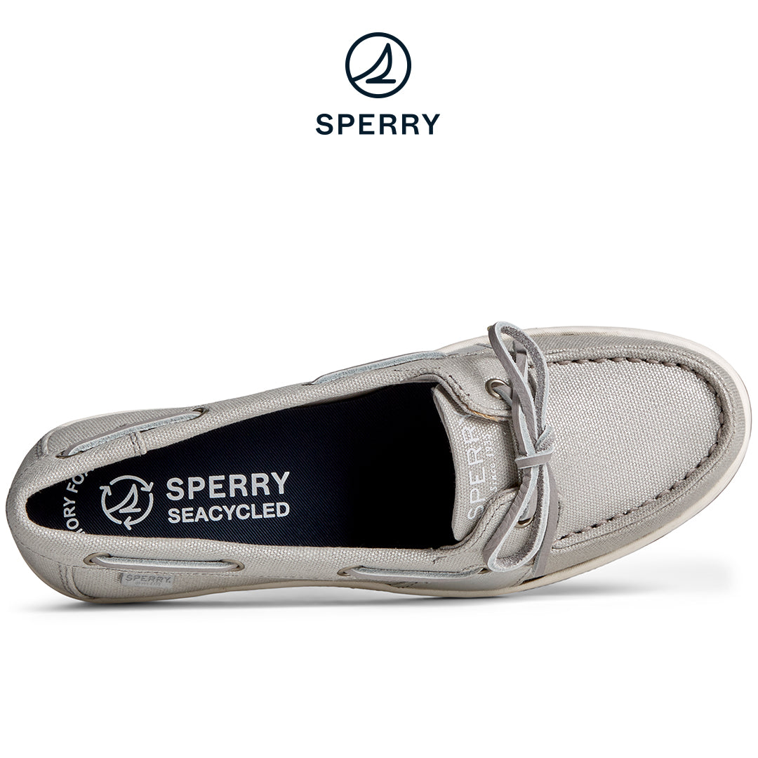 Women's Coastfish Metallic Canvas Seacycled Grey (STS88761)