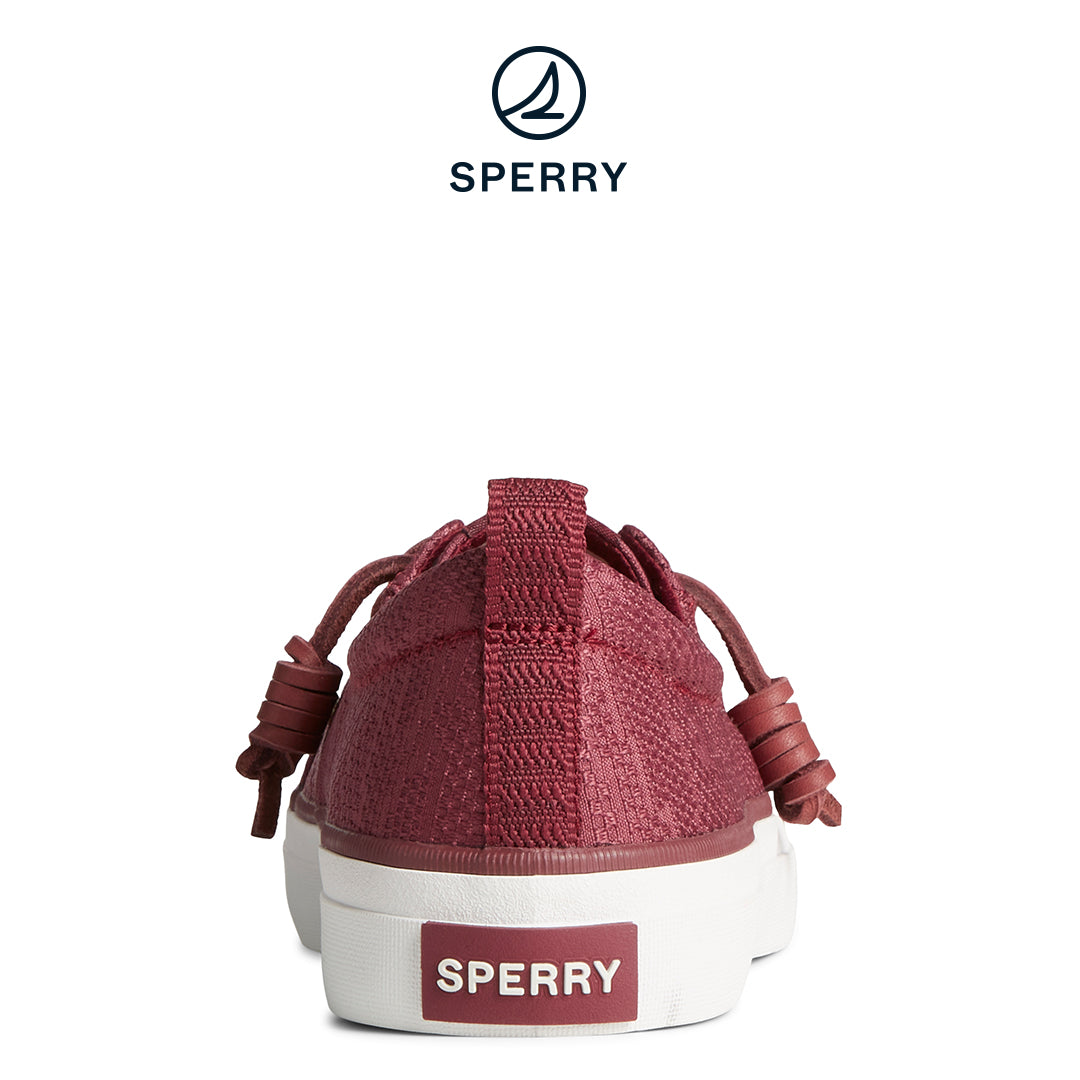 Women's SeaCycled™ Crest Vibe Jacquard Sneaker Cordovan (STS88903)