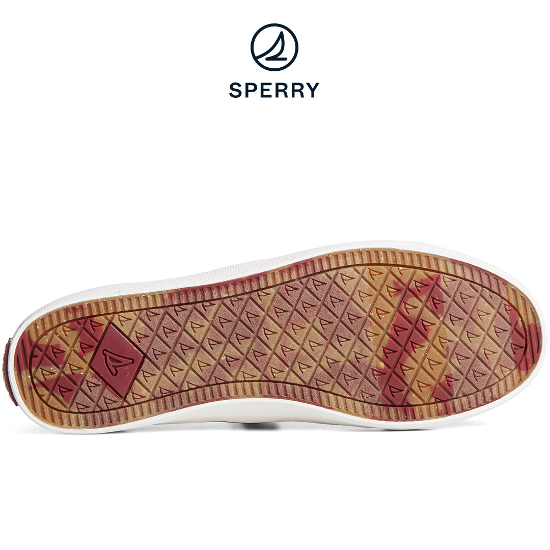 Women's SeaCycled™ Crest Vibe Jacquard Sneaker Cordovan (STS88903)