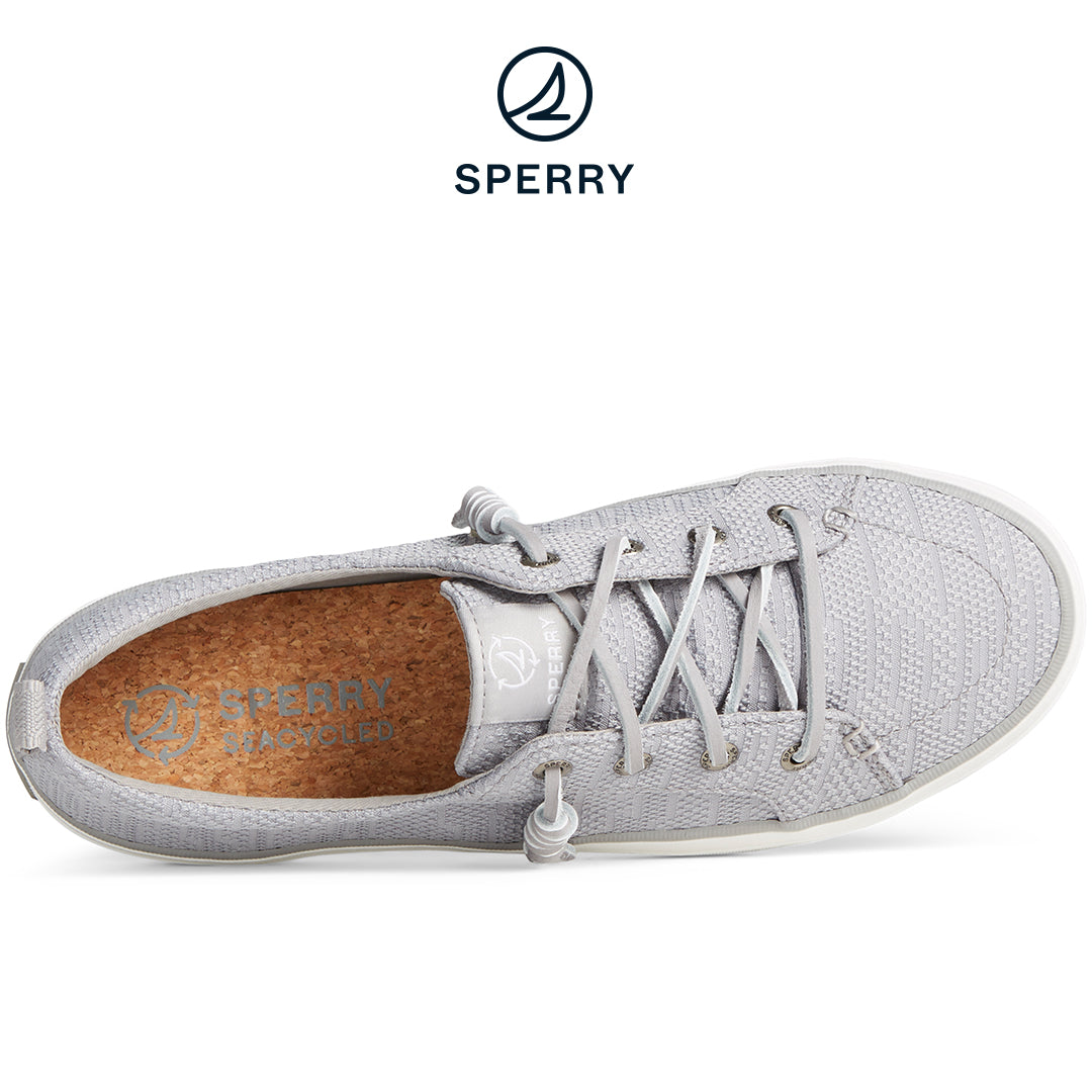 Women's SeaCycled™ Crest Vibe Jacquard Sneaker Grey (STS88905)