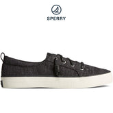 Women's SeaCycled™ Crest Vibe Baja Sneakers - Black (STS88906)