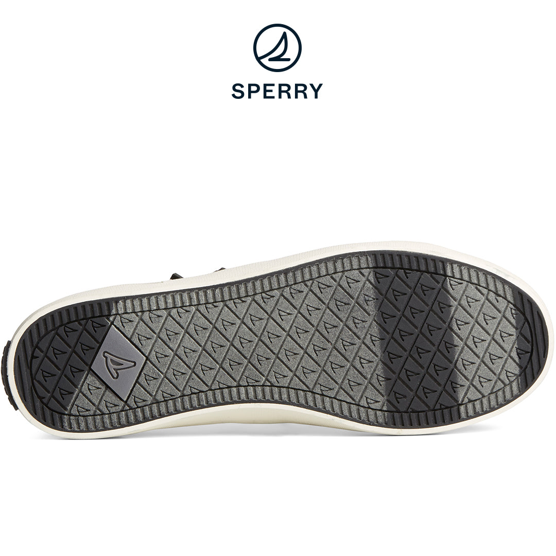 Women's SeaCycled™ Crest Vibe Baja Sneakers - Black (STS88906)