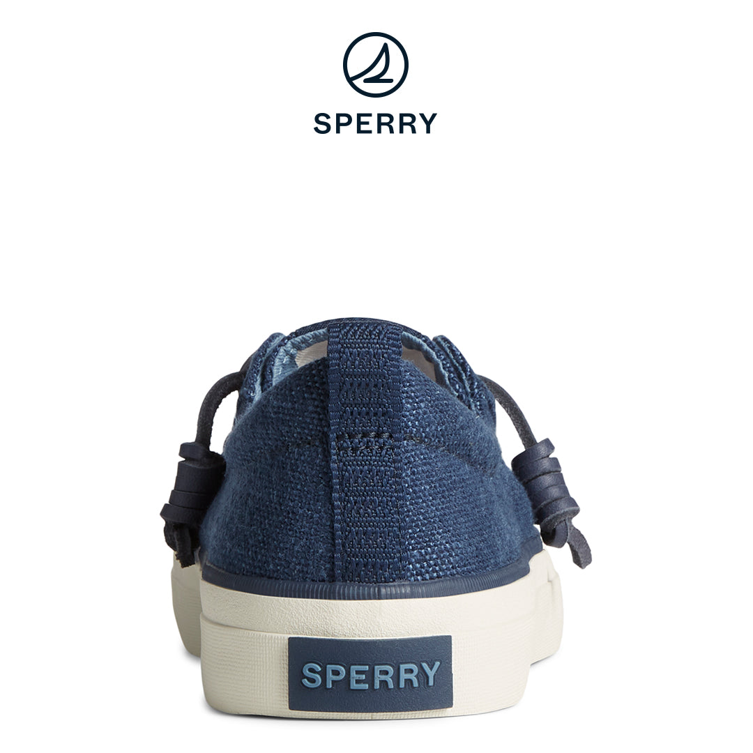 Women's SeaCycled™ Crest Vibe Baja Sneakers - Blue (STS88910)