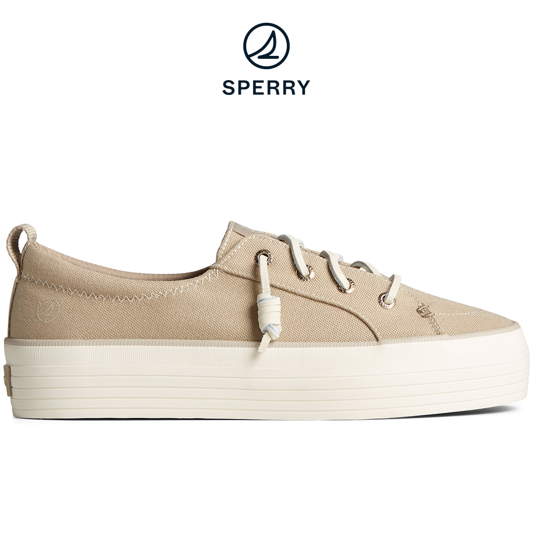 Women's SeaCycled™ Crest Vibe Platform Sneaker Brown (STS89042)