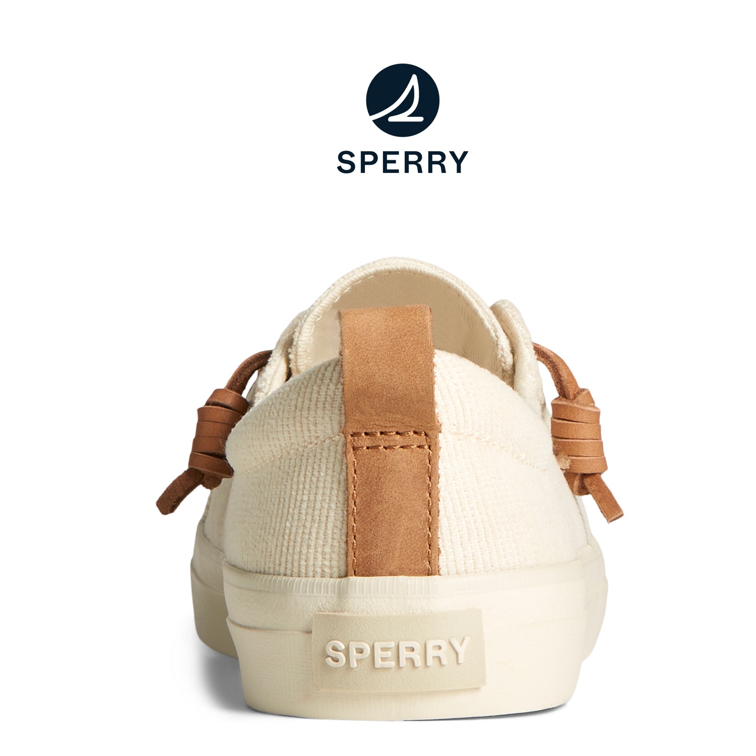 Women's SeaCycled™ Crest Vibe Two-Tone Sneaker Off White (STS89158)