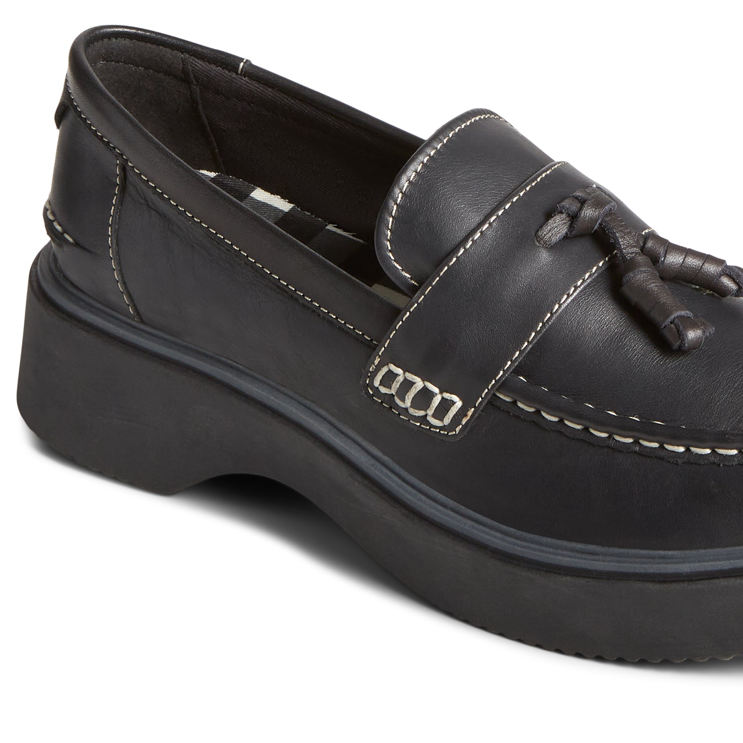 Women's Bayside Casual Loafers - Black (24F003620)