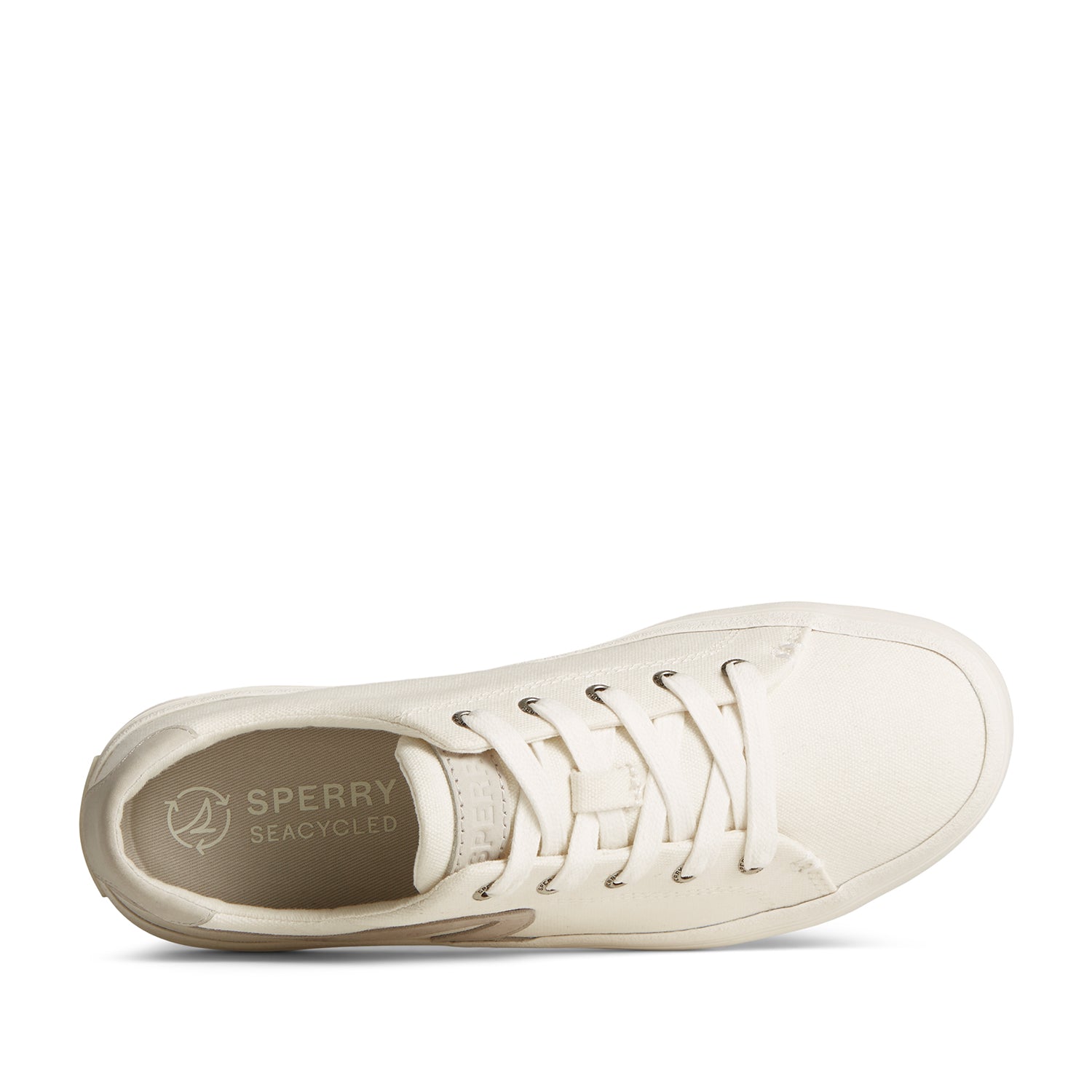 Women's SeaCycled™ Sandy Canvas Sneakers - White (E024F004220)