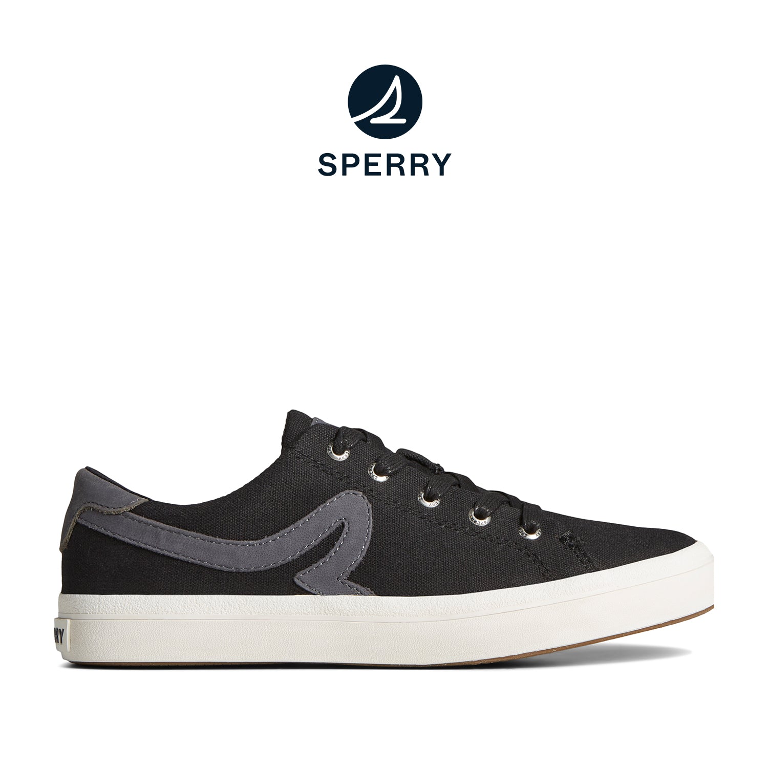 Women's SeaCycled™ Sandy Canvas Sneakers - Black (24F004320)