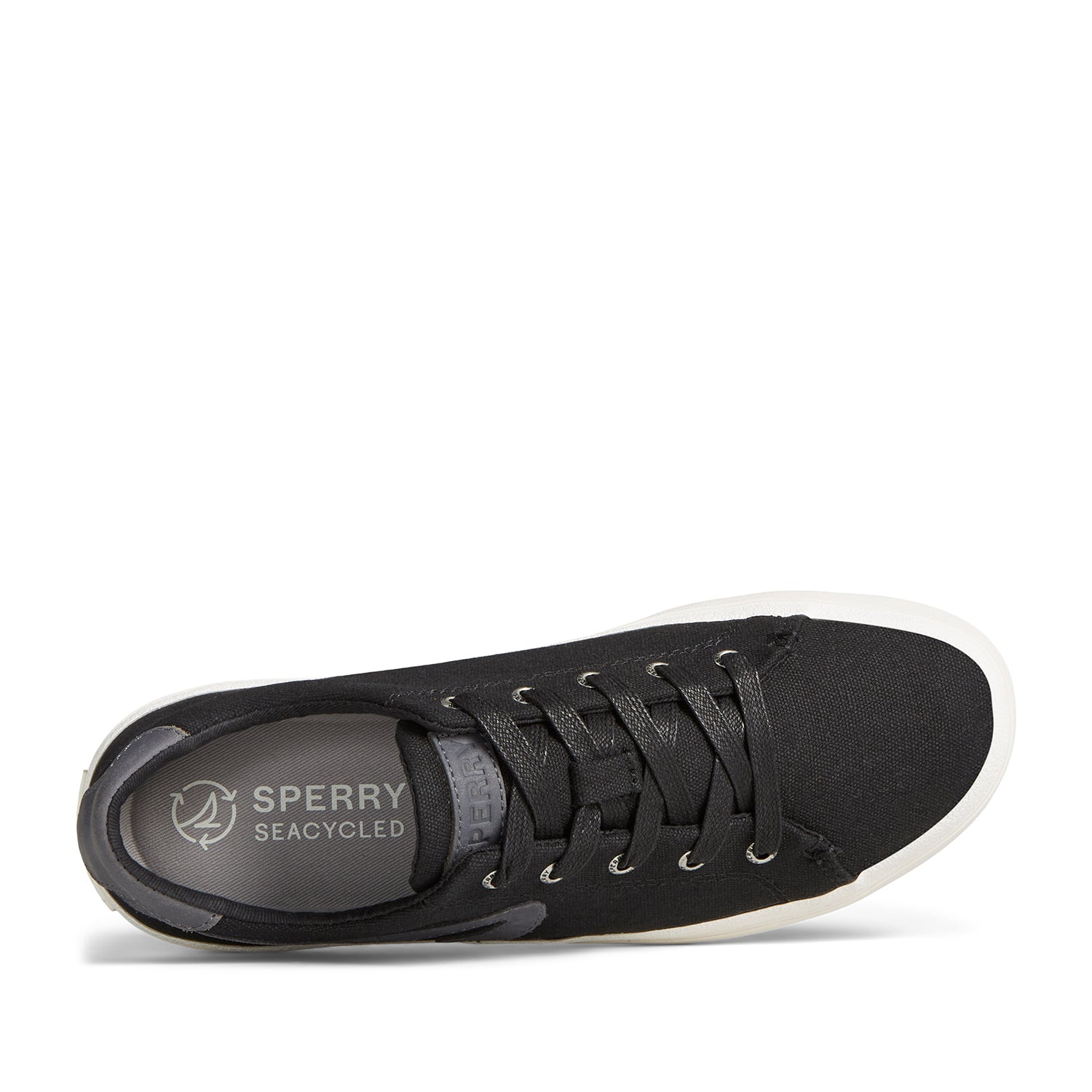 Women's SeaCycled™ Sandy Canvas Sneakers - Black (24F004320)