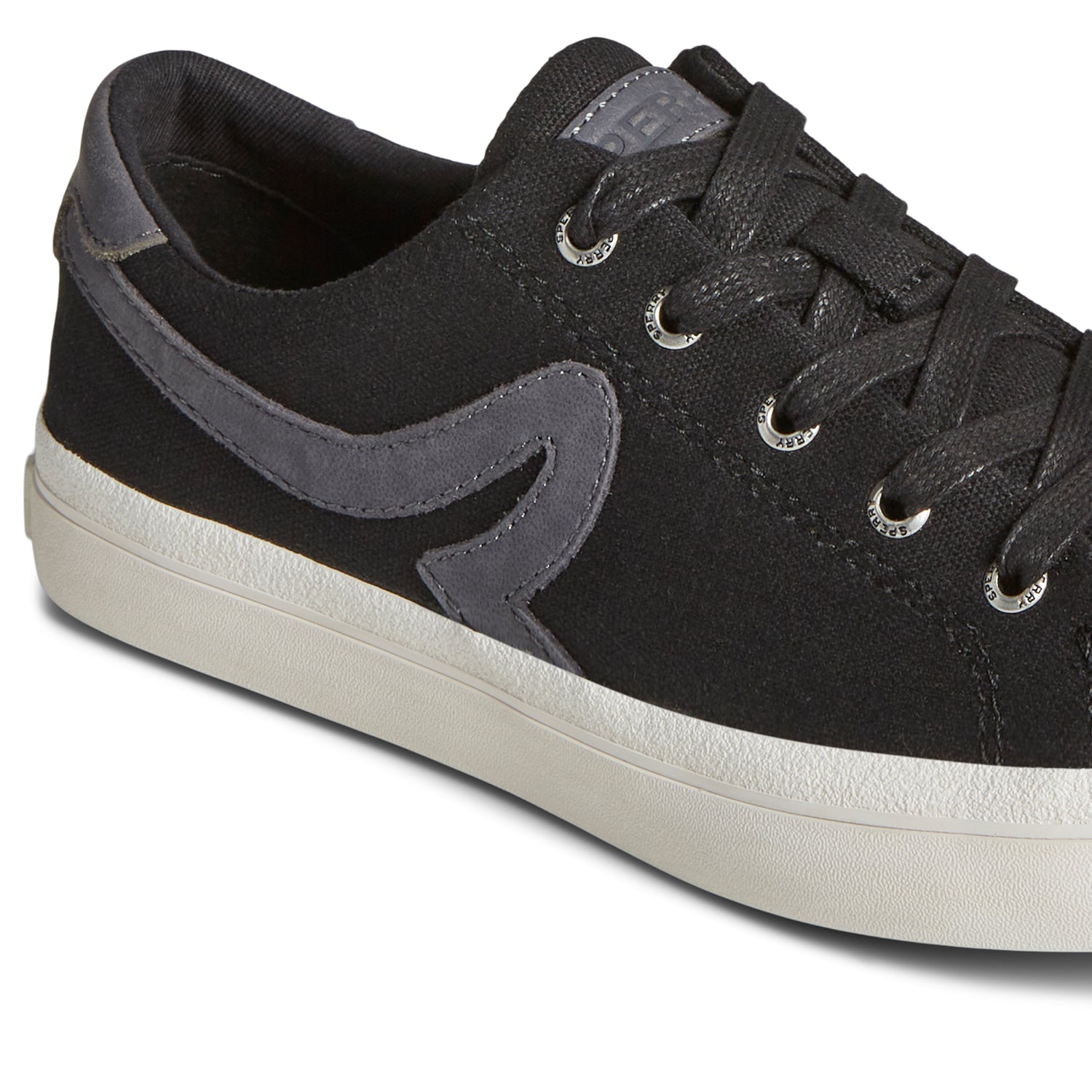 Women's SeaCycled™ Sandy Canvas Sneakers - Black (24F004320)