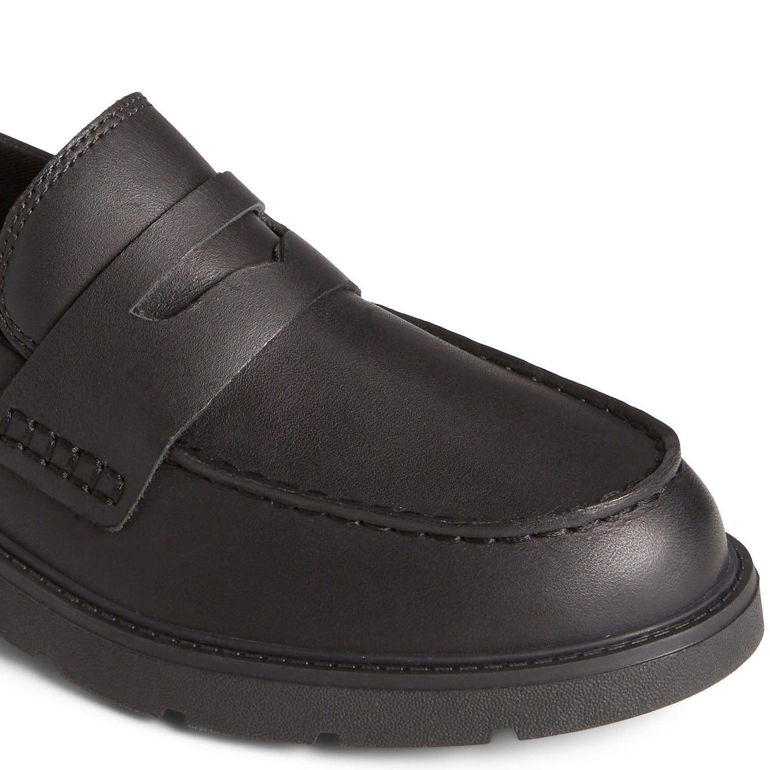 Women's Wells Penny Boat Shoes Topsider - Black (STS896050)