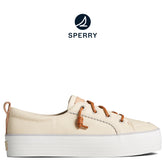 Women's Crest Vibe Platform Sneaker Bone (STS89602)