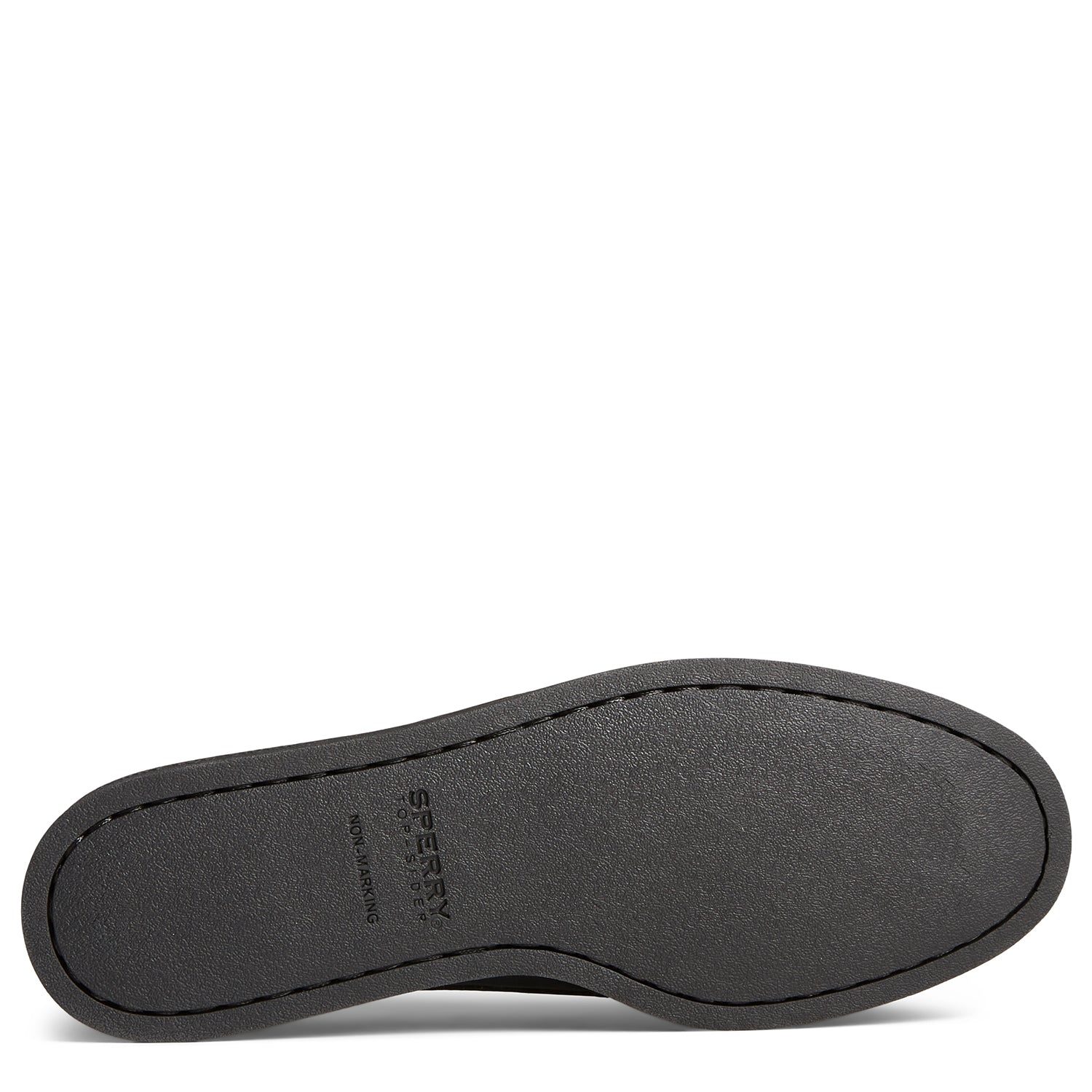 Men's Authentic Original™ 2-Eye Sirocco Leather Boat Shoe - Black (STS25788)