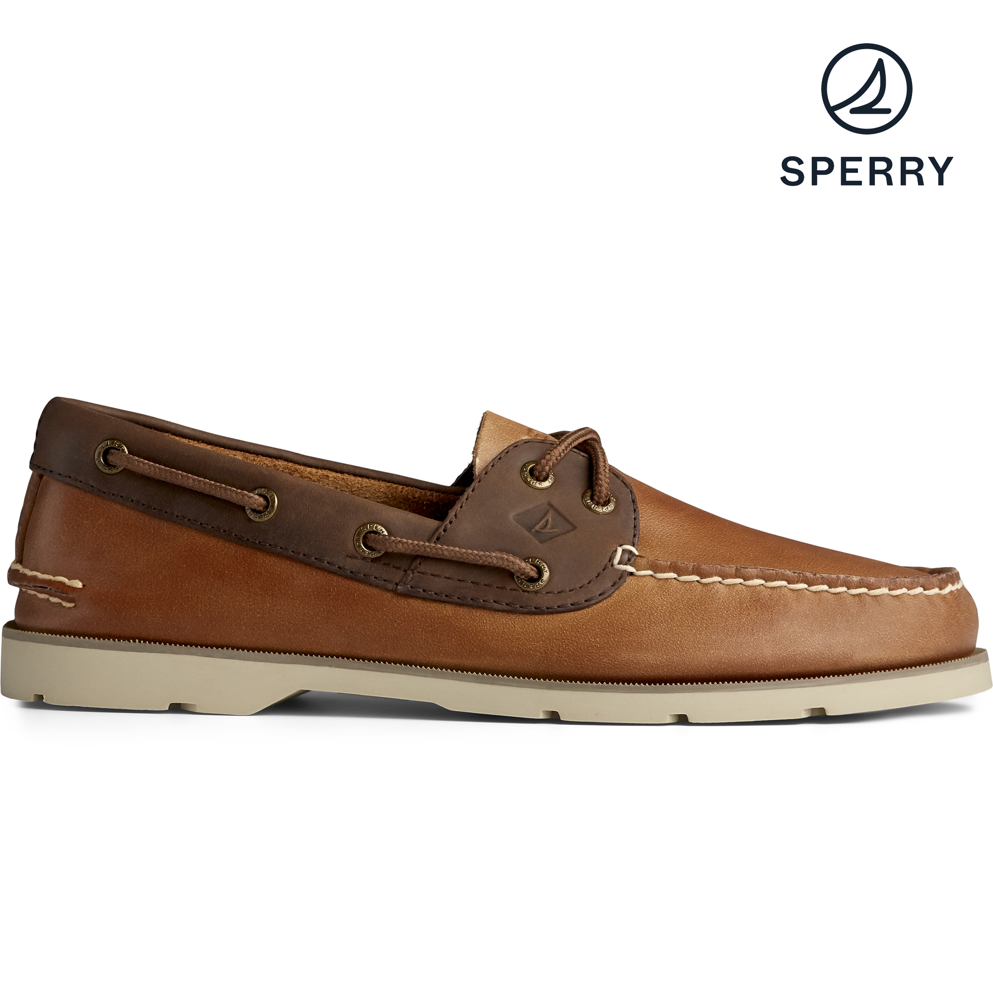 Sperry leeward 2 eye brown buck hotsell