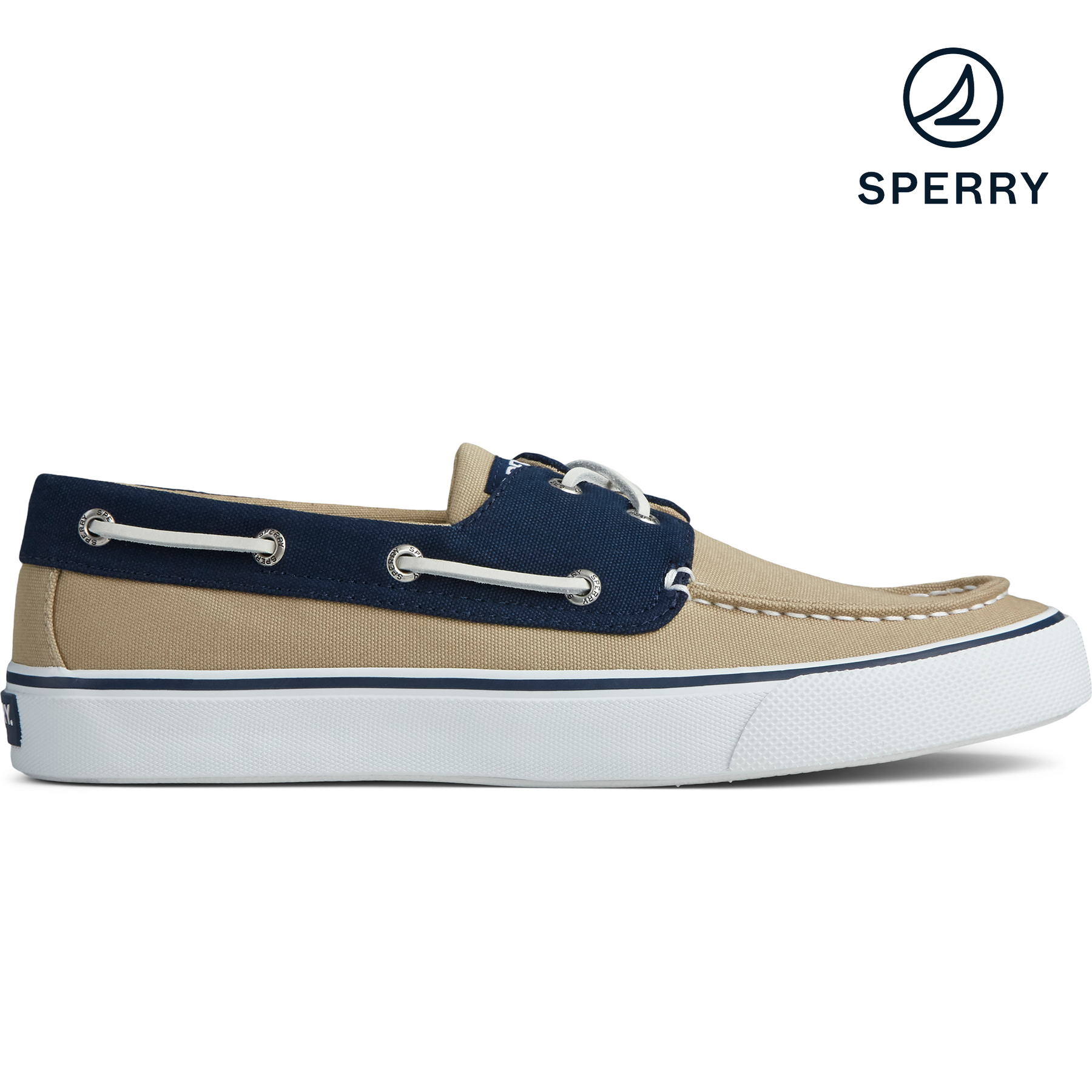 Men's Bahama II Saturated Sneaker - Khaki/Navy (STS22530)