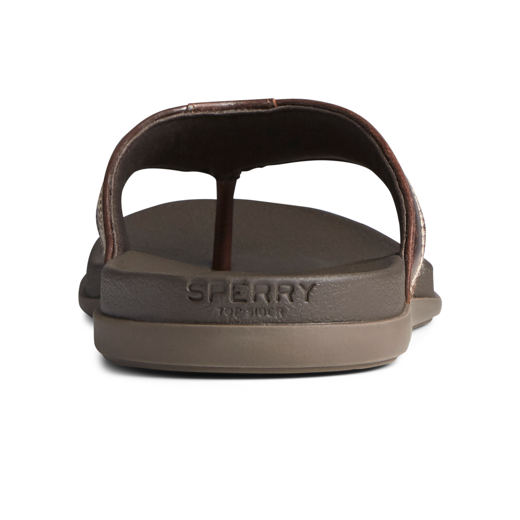 Men's PLUSHWAVE Dock Flip Flop - Brown (STS23330)