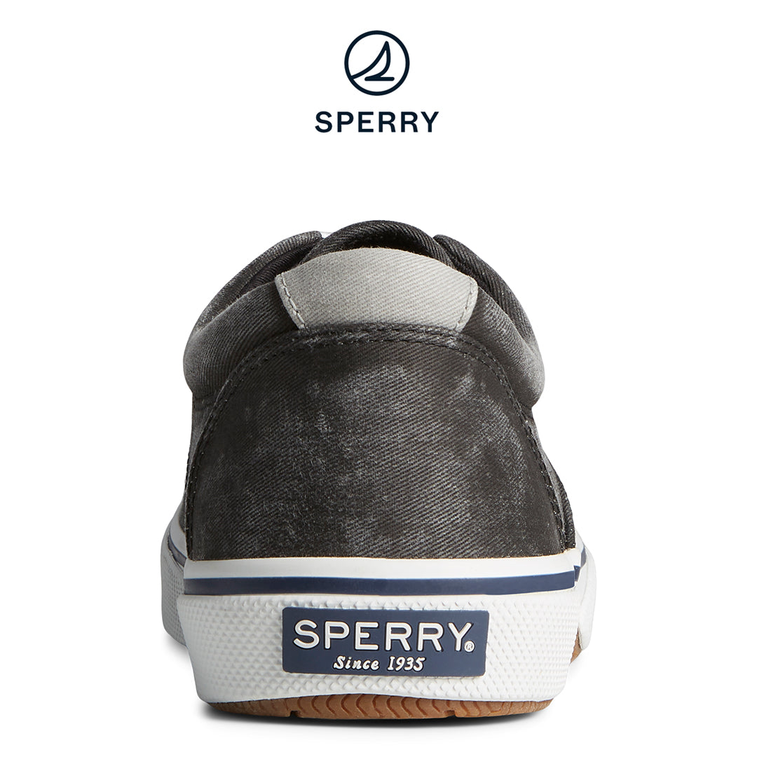 Sperry Men's Halyard Saltwashed Sneaker - Black (STS23579)