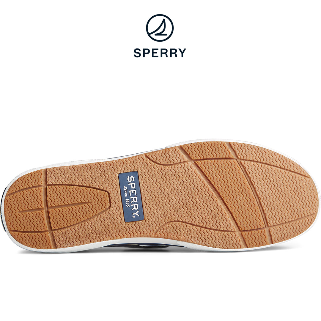 Men's Halyard 2-Eye Saltwashed Sneaker Navy (STS23584)