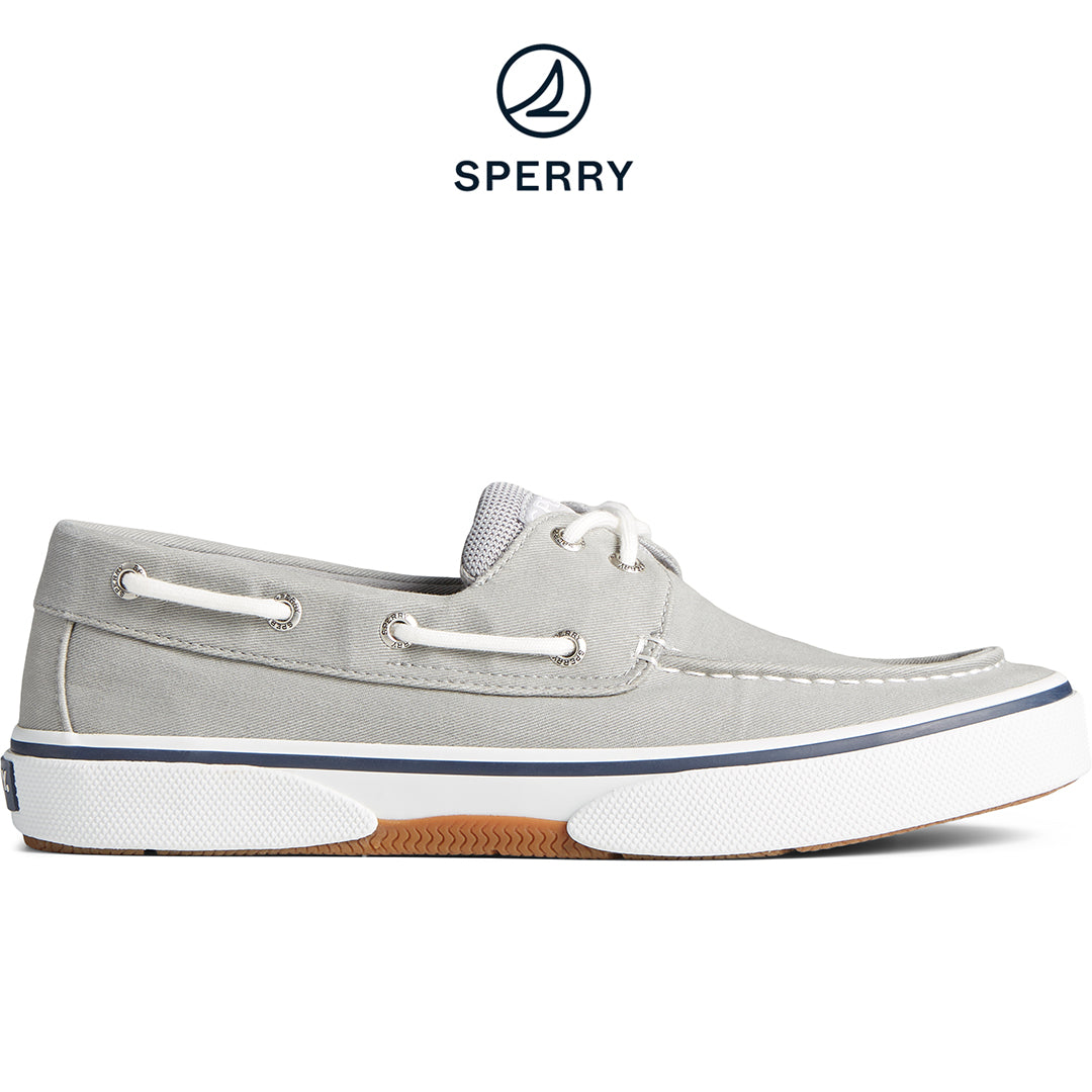 Halyard Sneaker Sperry Grey Sneakers Sperry Halyard Cvo Saltwashed