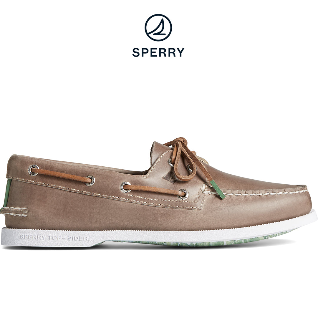 Men's Authentic Original Pullup Boat Shoe - Taupe (STS23932)