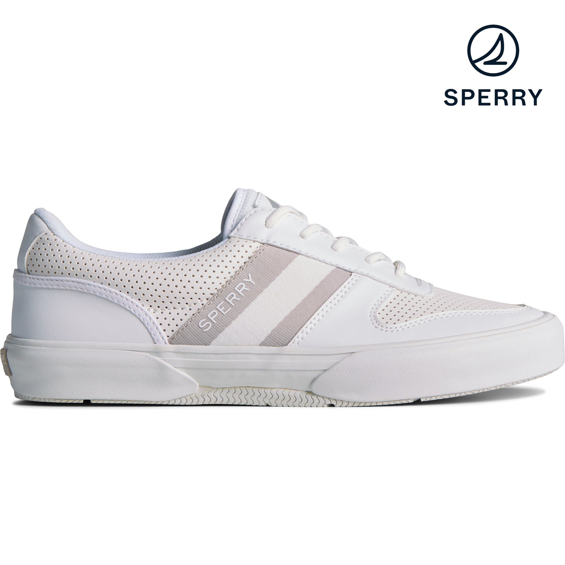 Men's Halyard Retro Sneakers - White (STS24067)