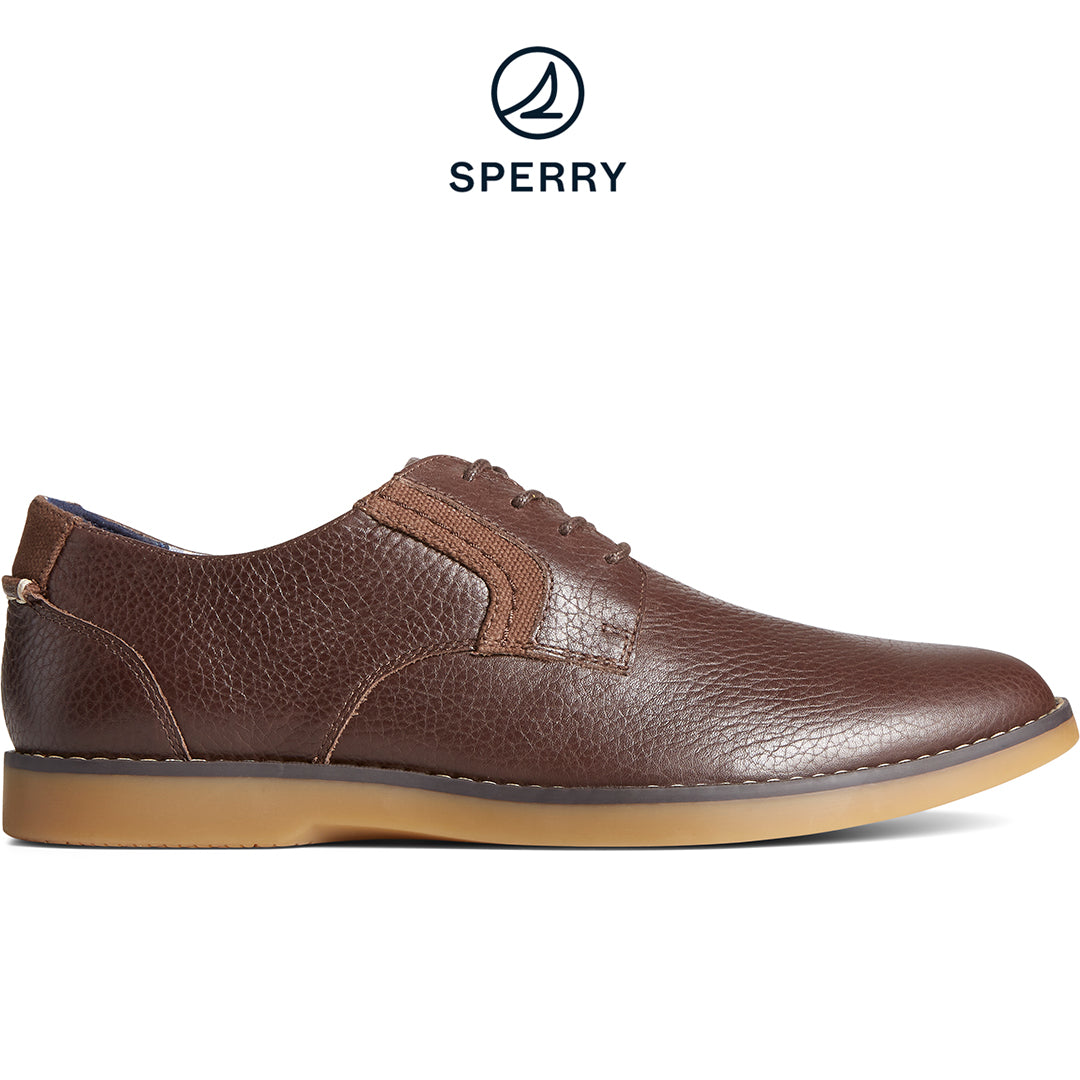 Sperry Men's Newman Tumbled Leather Oxford Brown (STS24124)