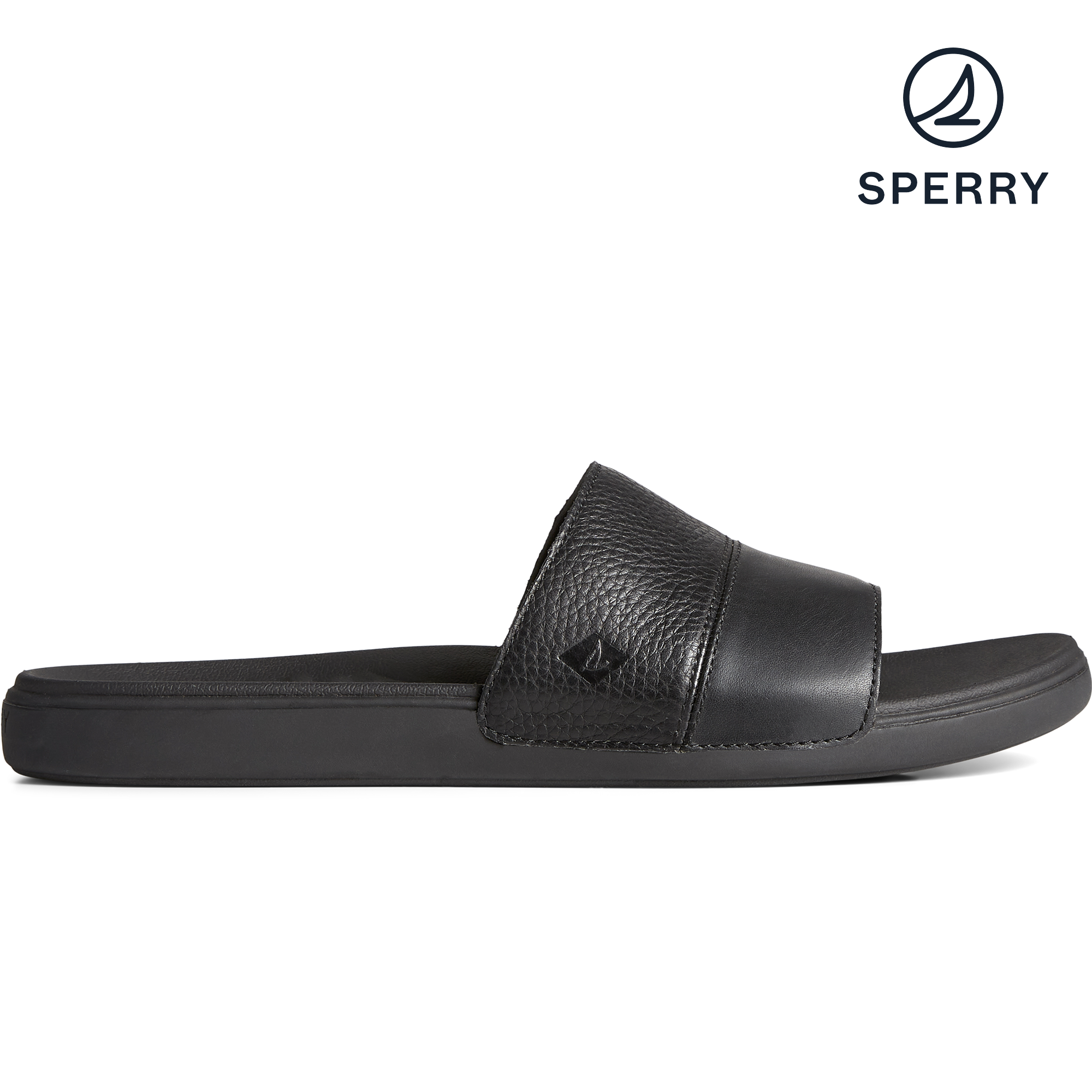 Men s Dock PLUSHWAVE Slide Sandal Black STS24138