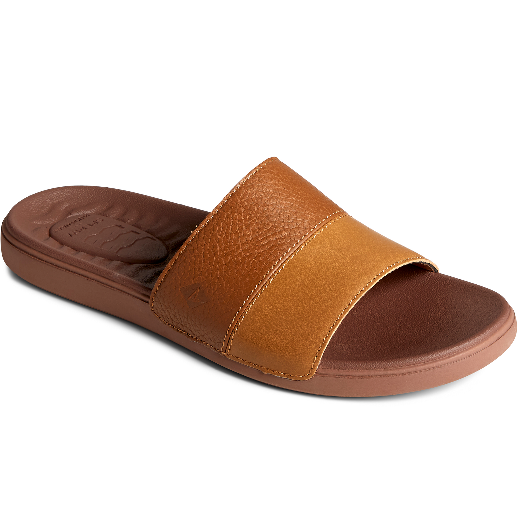 Men's Plushwave Dock Slide Tan Sandal STS24139