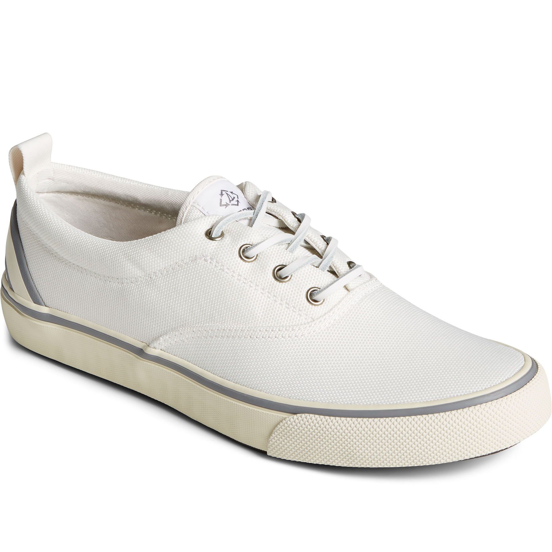 Men's SeaCycled™ Striper II CVO Sneaker - White (STS24721)