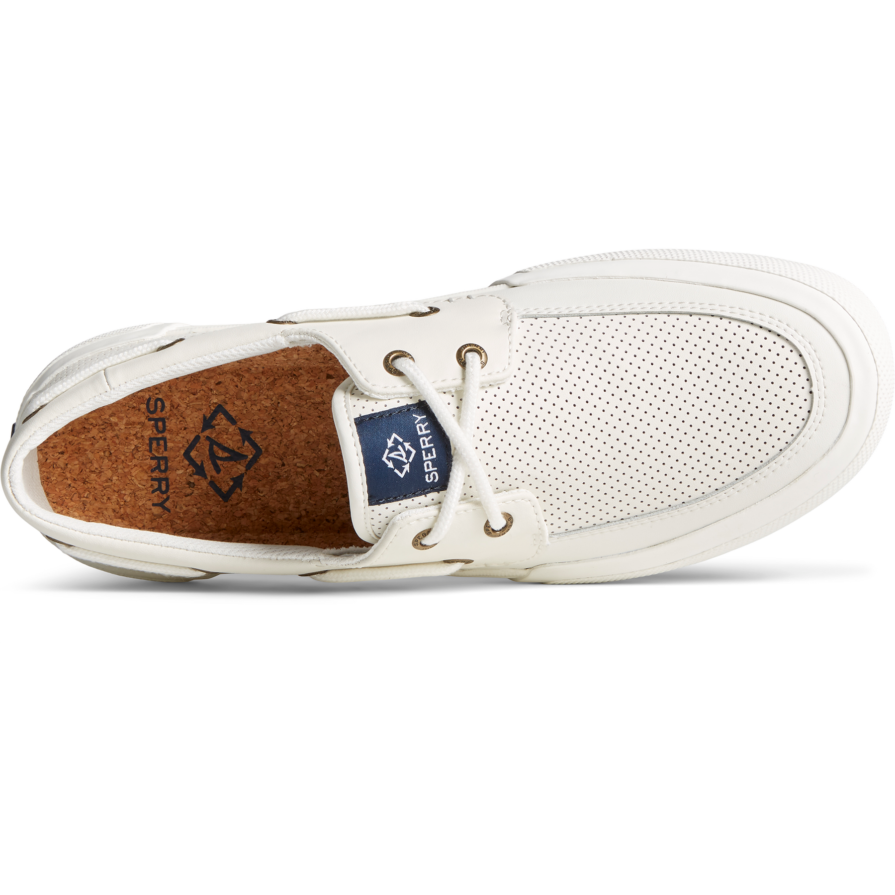 Men's SeaCycled™ Soletide 2-Eye Sneaker - White (STS24850)