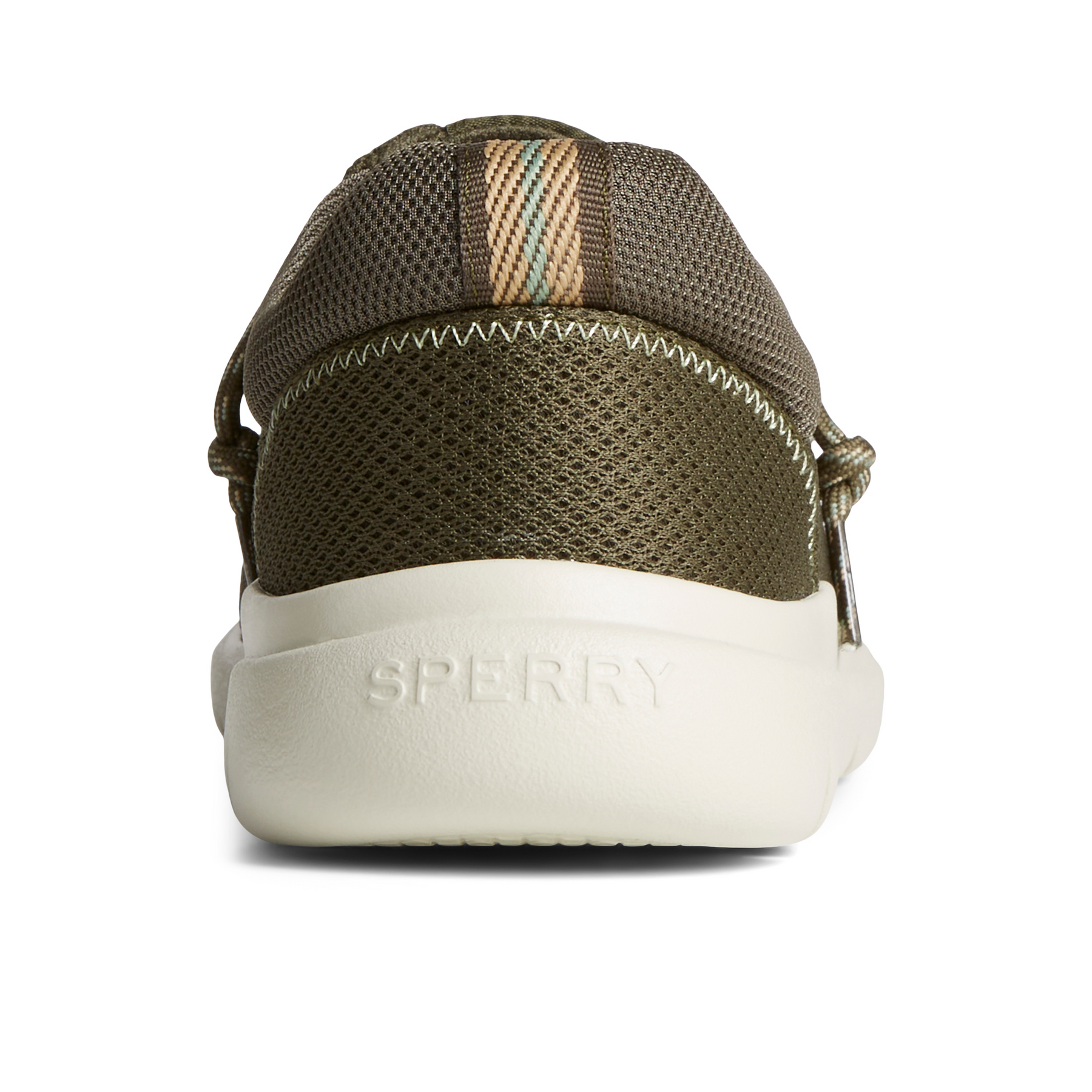 Men's Captain's Moc Mesh Sneaker - Olive (STS24875)