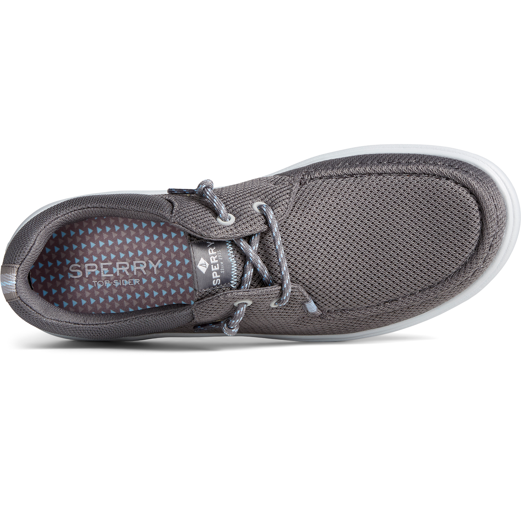 Men's Captain's Moc Mesh Sneaker - Grey (STS24877)