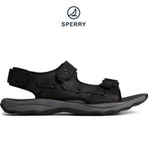 Sperry Men's Rivington Leather Strap Sandal Black (STS25112)