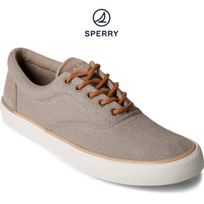 Sperry Men's SeaCycled™ Striper II Palm Sneaker Taupe (STS25134)