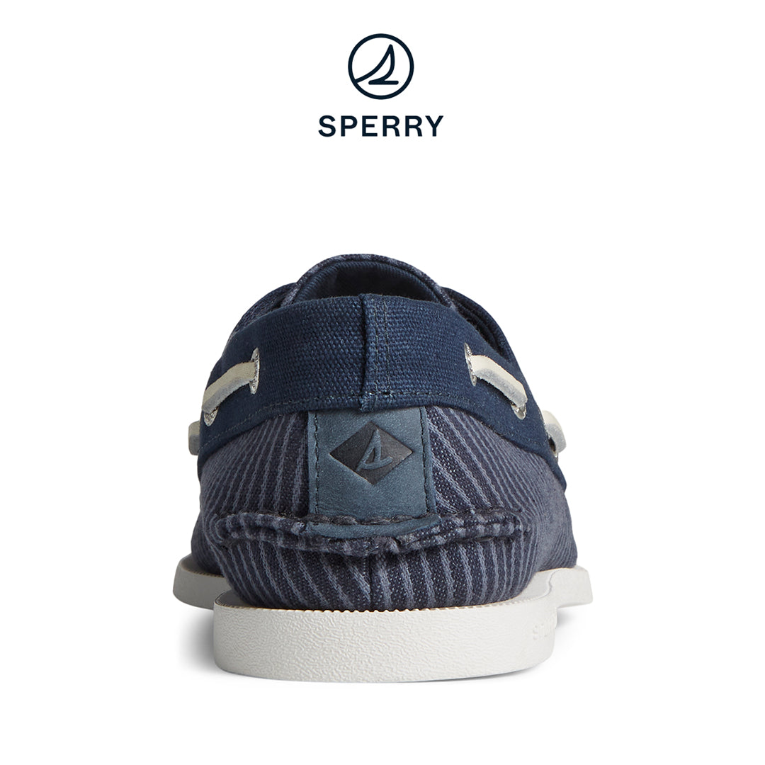 Sperry Men's Authentic Original™ Nautical Leather Boat Shoe Navy (STS25254)